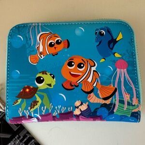 Loungefly Disney Pixar Finding Nemo 20th Anniversary  Glow in the Dark Wallet